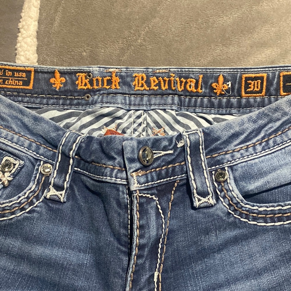 Rock revival, jeans, lightly worn size 30